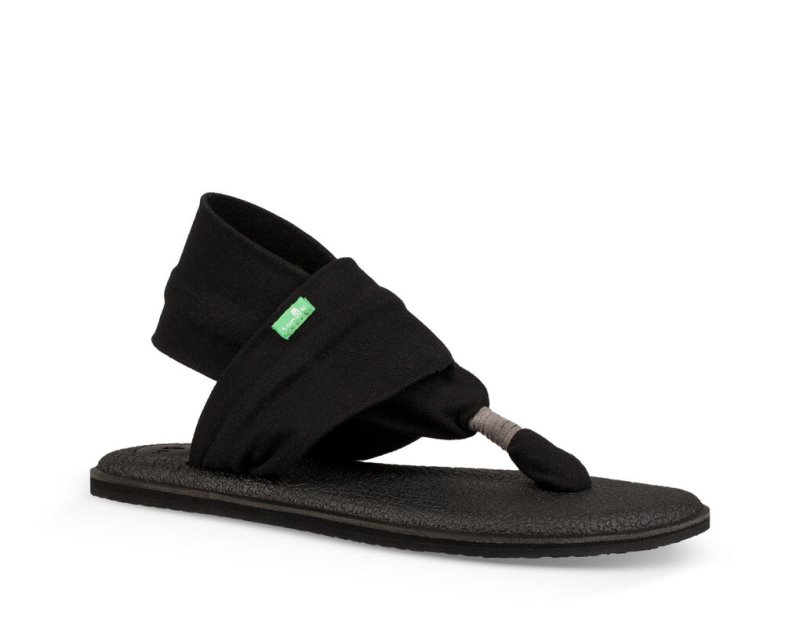 Sanuk Yoga Sling 2 - Sanuk Sandals Womens Black - Philippines VFDGLE154